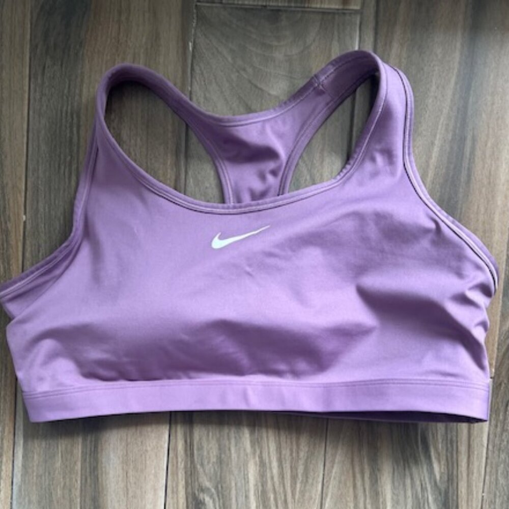 Nike Swoosh Dri-fit Purple Sports Bra  XXL
